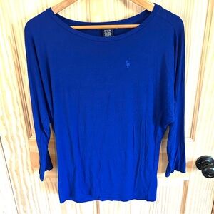 Ralph Lauren Sport Lyocell Dolman 3/4 Sleeve Tee. Size Large.